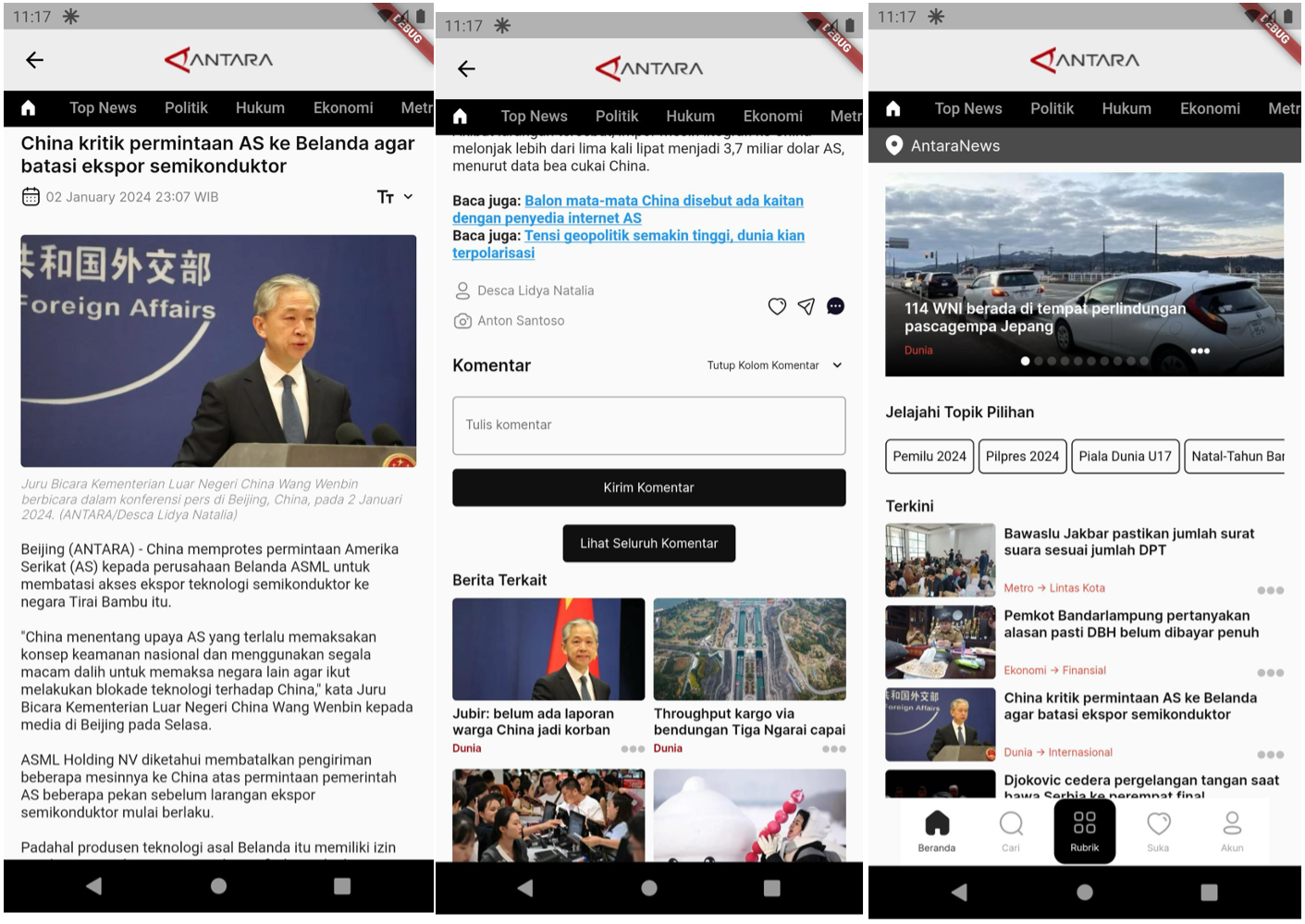 Antara News app