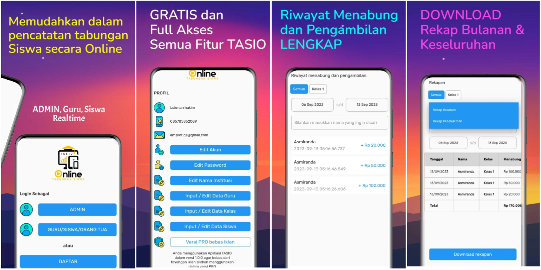 TASIO savings app